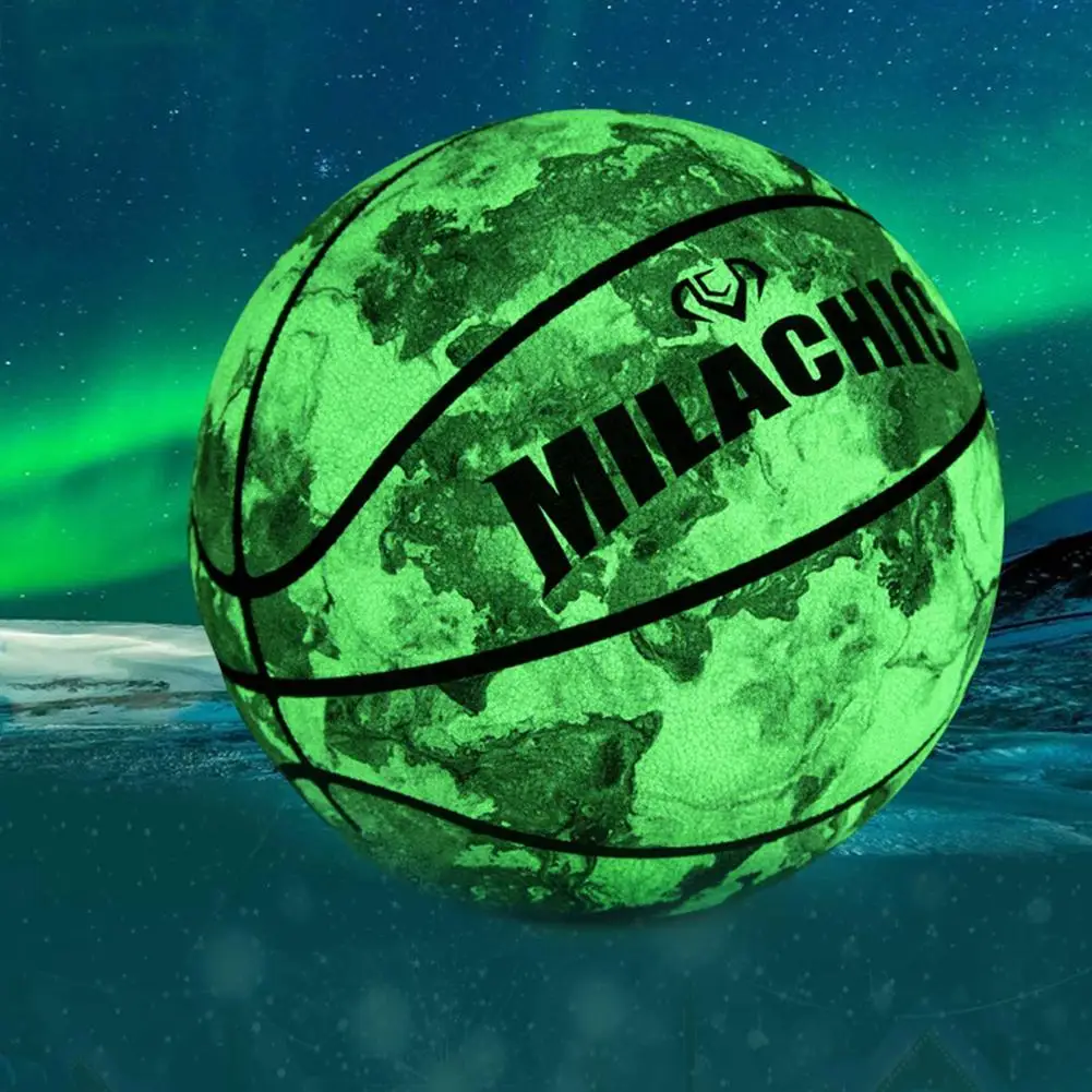 Glowing Basketball Green Luminous Basketball Sport Reflective Holographic No. 7 ball Battery-Free Night Ball With Net Pocket Pin
Glowing Basketball Green Luminous Basketball Sport Reflective Holographic No. 7 ball Battery-Free Night Ball With Net Pocket Pin