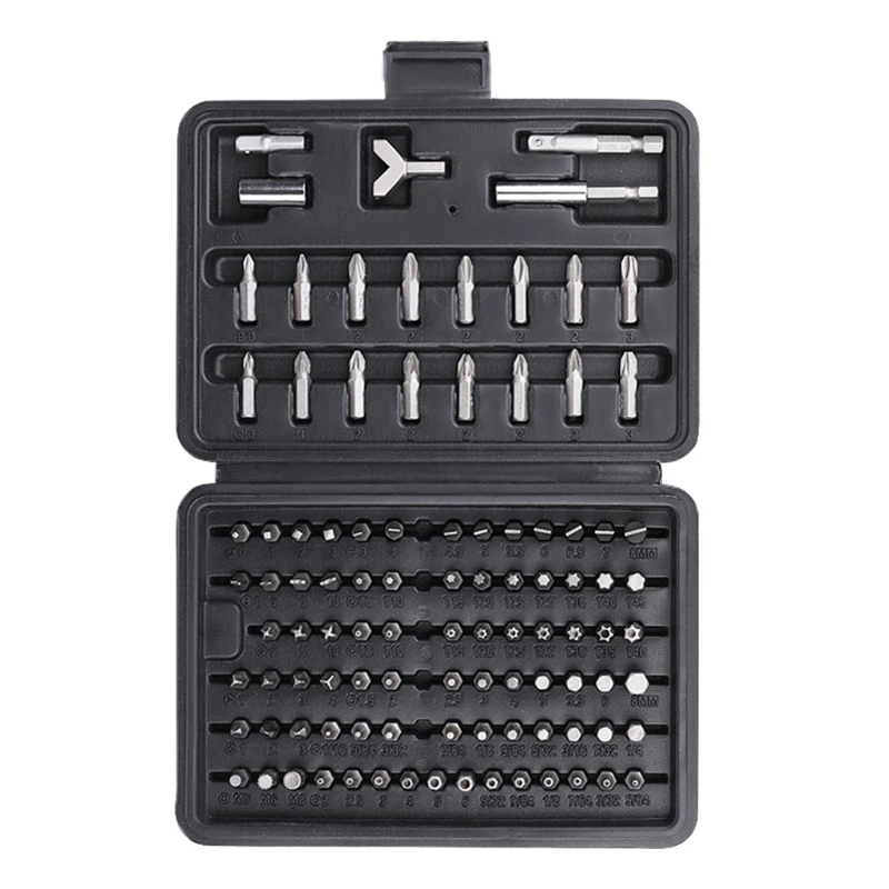 100 Pieces Screwdriver with Toolcase Storage Case Electronics Precision
100 Pieces Screwdriver with Toolcase Storage Case Electronics Precision