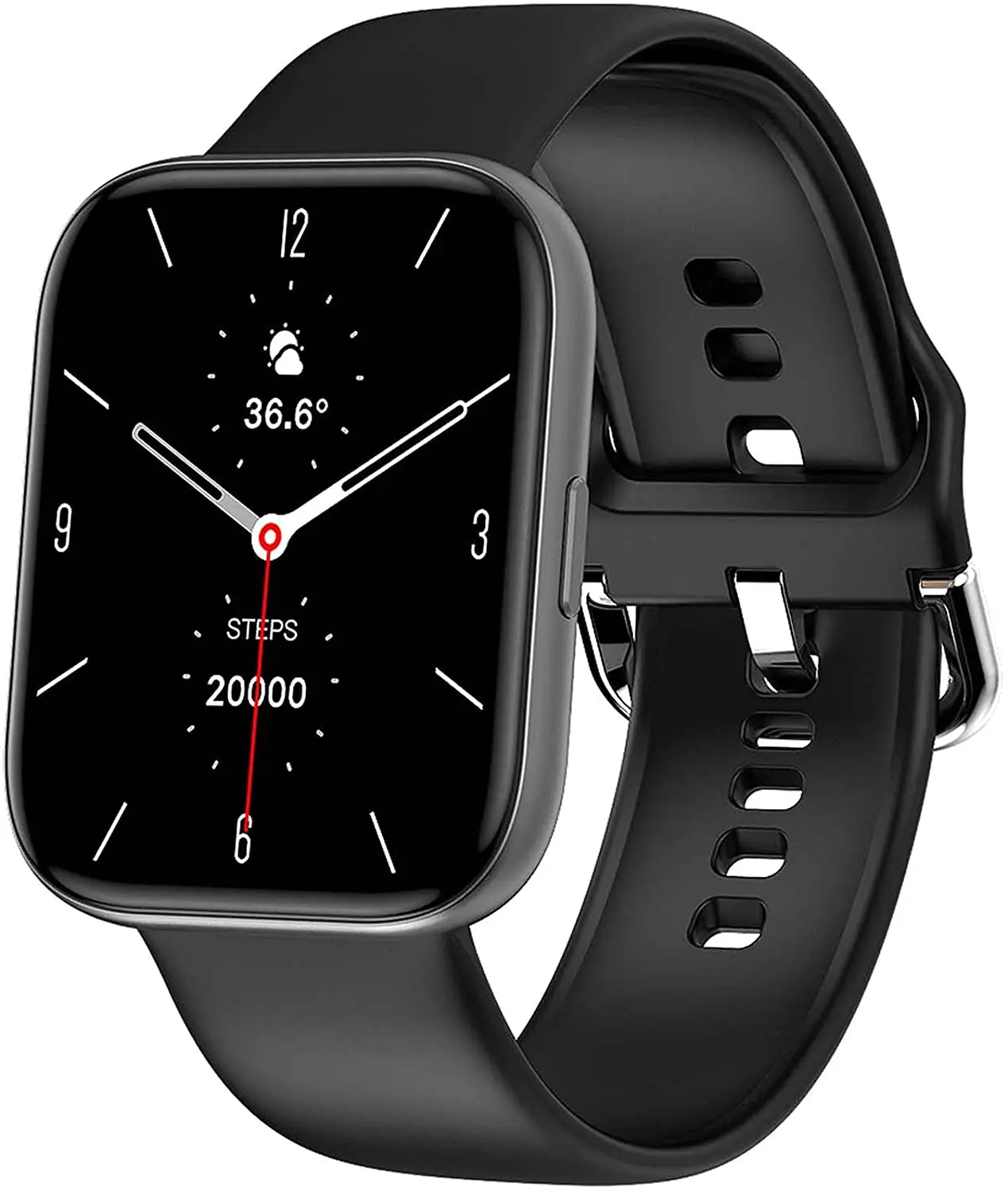 DOMEZAN Smart Watch, For Android and iOS Phones,1.69-Inch Touch Screen,8.8mm Ultra-Thin Body, Fitness Tracker With Heart Rate
DOMEZAN Smart Watch, For Android and iOS Phones,1.69-Inch Touch Screen,8.8mm Ultra-Thin Body, Fitness Tracker With Heart Rate