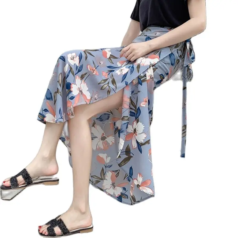 2021 New Women High Waist Polka printing Skirt Elegant Midi Long Skirts Wrap Chiffon Skirt Korean Fashion mujer faldas
2021 New Women High Waist Polka printing Skirt Elegant Midi Long Skirts Wrap Chiffon Skirt Korean Fashion mujer faldas