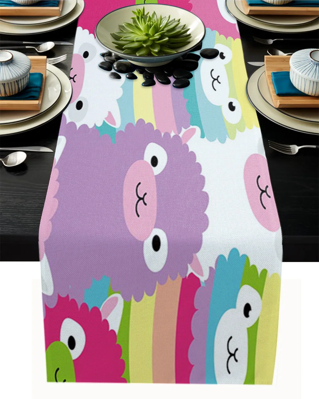 Alpaca Rainbow Cute Colorful Cartoon Table Runner Kitchen Decor Tablecloth Placemat Hotel Home Wedding Decor Table Runners
Alpaca Rainbow Cute Colorful Cartoon Table Runner Kitchen Decor Tablecloth Placemat Hotel Home Wedding Decor Table Runners