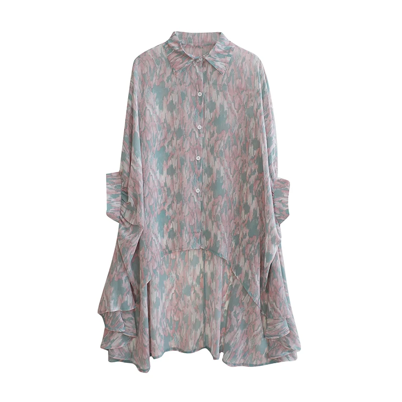 Plus Size Blouse Shirts Women Summer Beach Style Female Clothing Print Tunic Tops Loose Casual Cardigan 5XL Oversized 2021
Plus Size Blouse Shirts Women Summer Beach Style Female Clothing Print Tunic Tops Loose Casual Cardigan 5XL Oversized 2021