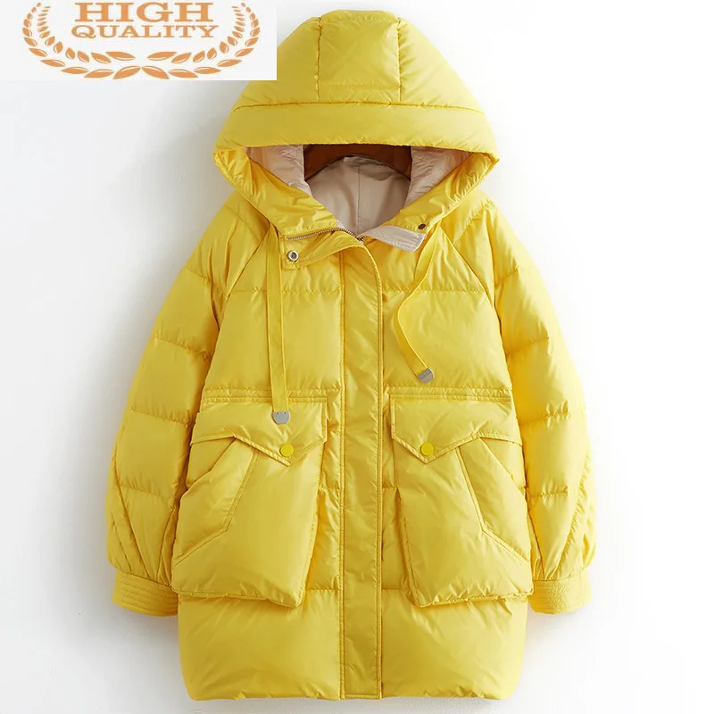 Women's Winter Down Jacket 2021 Woman Hooded Parkas Female White Duck Down Jackets Korean Style Coats Abrigo Mujer TN257
Women's Winter Down Jacket 2021 Woman Hooded Parkas Female White Duck Down Jackets Korean Style Coats Abrigo Mujer TN257