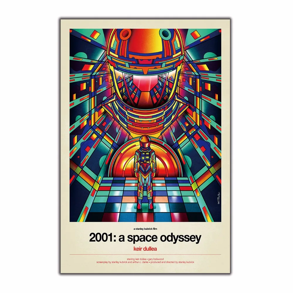 Искусство Шелковый плакат/2001 чехол с изображением из фильма космическая Одиссея