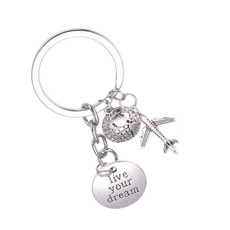 New In Europe And America Live Your Dream Pilot Dream Keychain Airplane Passport Travel Keychain
New In Europe And America Live Your Dream Pilot Dream Keychain Airplane Passport Travel Keychain