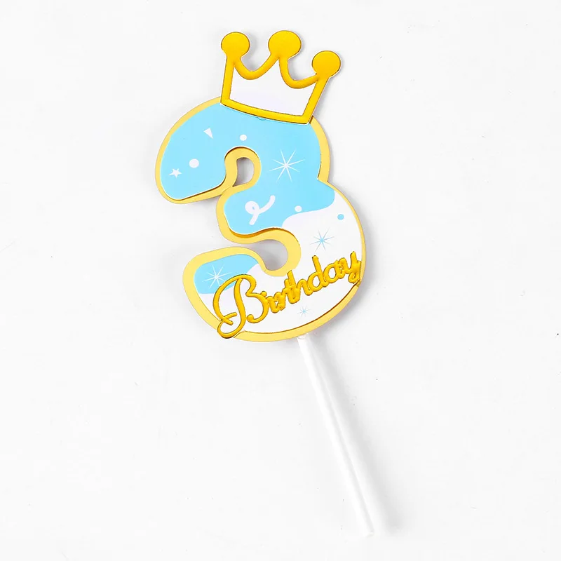 Digital 0-9 Crown Cakecup Topper Pink Blue Birthday Party Cake Insert Cake Decoration Wedding Cake Dessert Decor Baking Supplies
Digital 0-9 Crown Cakecup Topper Pink Blue Birthday Party Cake Insert Cake Decoration Wedding Cake Dessert Decor Baking Supplies