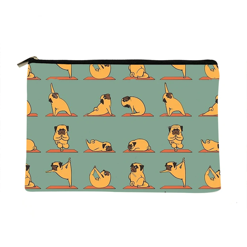 Women Pug dog Yoga Printed Make up bag Fashion Women Cosmetics Organizer Bag for Travel Colorful Storage Bag for Lady Bag
Women Pug dog Yoga Printed Make up bag Fashion Women Cosmetics Organizer Bag for Travel Colorful Storage Bag for Lady Bag