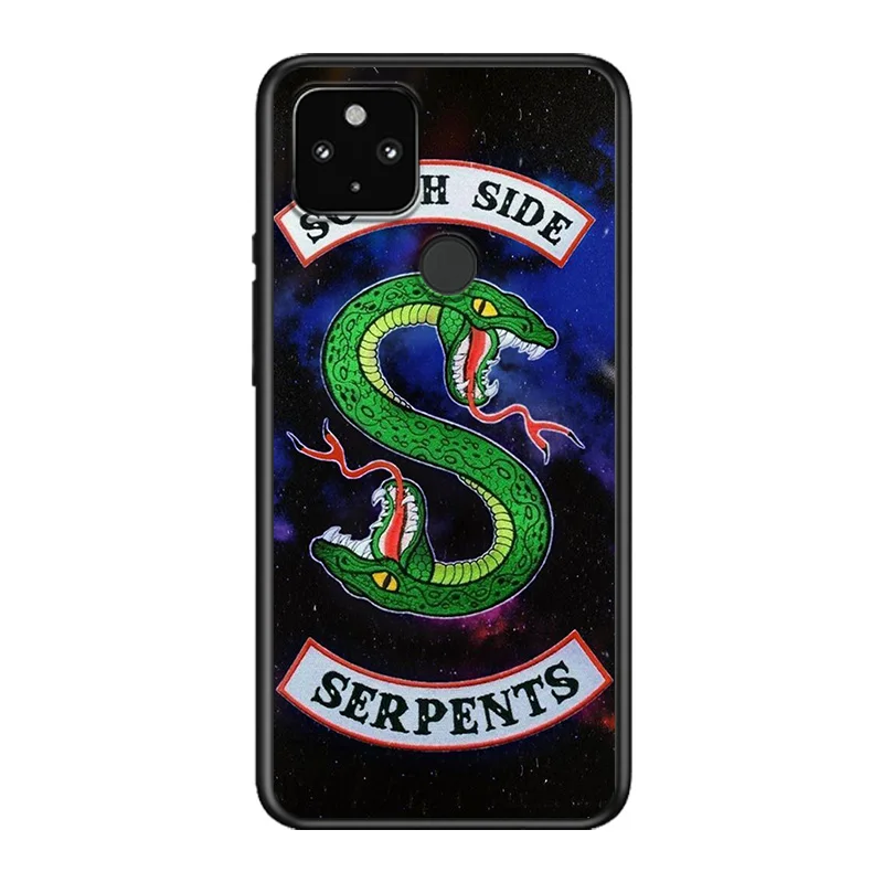 Riverdale South Side Serpent Snake Soft TPU Silicone Black Cover For Google Pixel 5 4A 5G 4 XL Phone Case
Riverdale South Side Serpent Snake Soft TPU Silicone Black Cover For Google Pixel 5 4A 5G 4 XL Phone Case