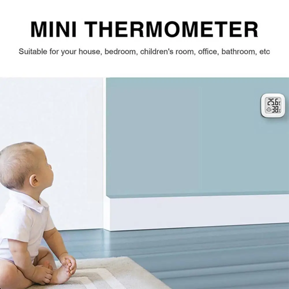 Indoor Digital Thermometer Hygrometer Mini Thermometer Pattern Interior Face with Decoration L4O9
Indoor Digital Thermometer Hygrometer Mini Thermometer Pattern Interior Face with Decoration L4O9