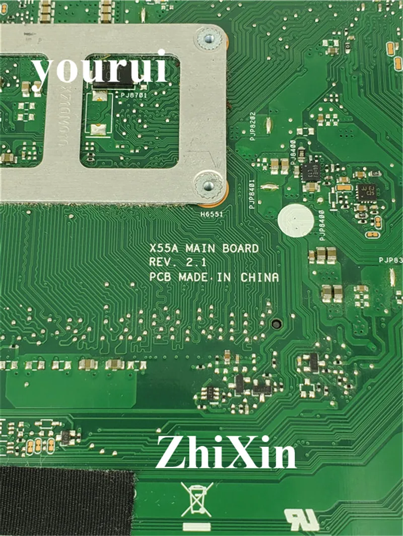 Материнская плата youui X55A для ноутбука ASUS REV2.2 REV: 2 0 1 HM70 PGA 989 SJTNV | Компьютеры и офис