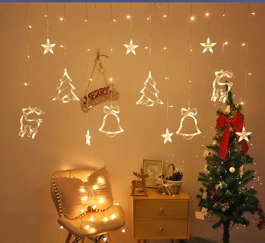 EU220V/US110V Fairy Lights Moon Star Lamp LED String Decoration for Home Party Holiday Lighting Christmas Lights Indoor/Outdoor
EU220V/US110V Fairy Lights Moon Star Lamp LED String Decoration for Home Party Holiday Lighting Christmas Lights Indoor/Outdoor