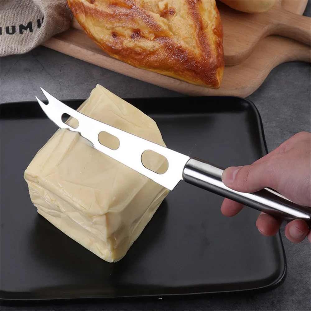 1PcsStainless Steel Cheese Knife Cheese Server with Holes Cake Butter Cheese Slicer Fruit Vegetable Cutlery Knife
1PcsStainless Steel Cheese Knife Cheese Server with Holes Cake Butter Cheese Slicer Fruit Vegetable Cutlery Knife