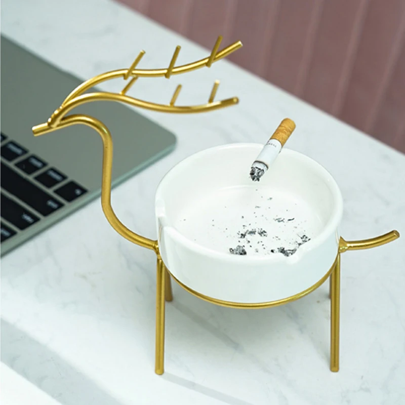 Ceramic Ashtray Nordic Fawn Ashtray Creative Modern Home Living Room Bedroom Decoration Desktop Ornaments Iron Crafts
Ceramic Ashtray Nordic Fawn Ashtray Creative Modern Home Living Room Bedroom Decoration Desktop Ornaments Iron Crafts