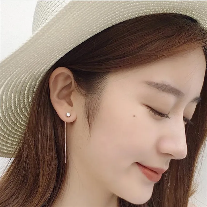 New Arrival Lady Crystal Tassel Earrings Female Jewelry Top Quality 925 Sterling Silver Earring For Women Party Accessories Girl
New Arrival Lady Crystal Tassel Earrings Female Jewelry Top Quality 925 Sterling Silver Earring For Women Party Accessories Girl