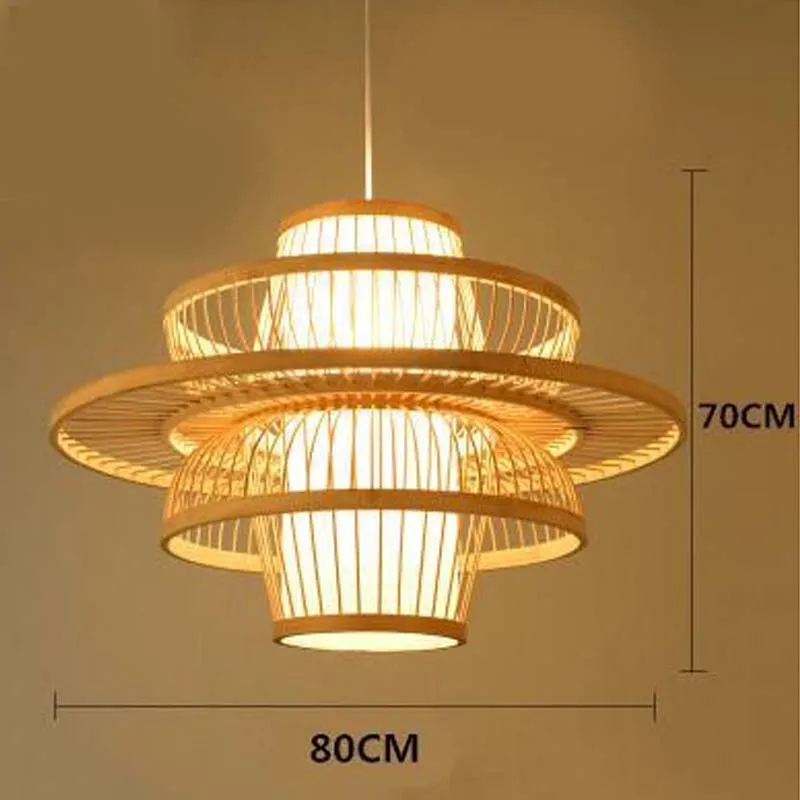 Rattan Lampshade Creative Chinese Handmade Bamboo Pendant Lamp Garden Homestay Hotel Restaurant Bedroom Hanging Light Cover
Rattan Lampshade Creative Chinese Handmade Bamboo Pendant Lamp Garden Homestay Hotel Restaurant Bedroom Hanging Light Cover