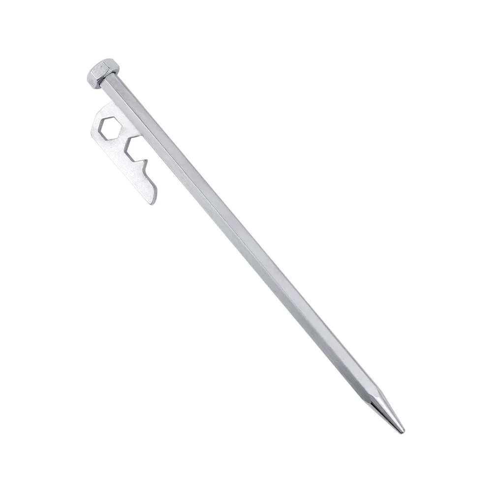 Outdoor High Strength Stainless Steel Tent Nail Camping Spike Canopy Tent Peg Camp Tent Stud Stake
Outdoor High Strength Stainless Steel Tent Nail Camping Spike Canopy Tent Peg Camp Tent Stud Stake