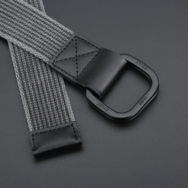 Black Metal Double Ring Buckle Canvas Belt Men's Weaving Canvas Belt Outdoor Casual
Black Metal Double Ring Buckle Canvas Belt Men's Weaving Canvas Belt Outdoor Casual