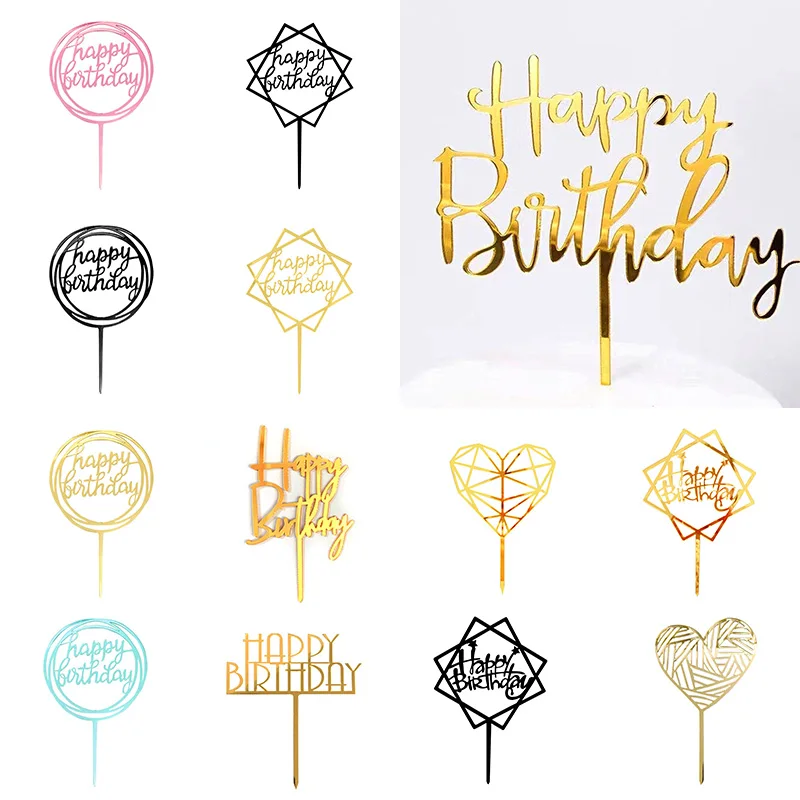 1Pc Acrylic Cake Topper Cake Topper Wedding Happy Birthday Party cake topper dessert decoration Cake Topper
1Pc Acrylic Cake Topper Cake Topper Wedding Happy Birthday Party cake topper dessert decoration Cake Topper