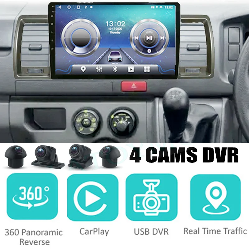 For TOYOTA HiAce H200 H300 Car GPS Audio Radio Navigation NAVI Player Built-in CarPlay 360 BirdView
For TOYOTA HiAce H200 H300 Car GPS Audio Radio Navigation NAVI Player Built-in CarPlay 360 BirdView