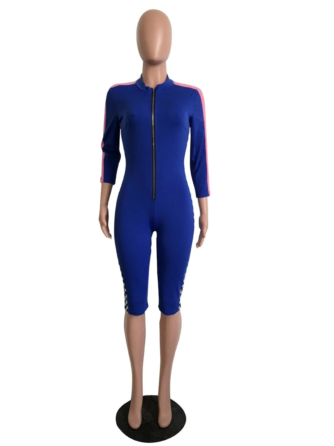 Summer Playsuits Shorts Casual Rompers Sexy V-Neck Front Zipper Plaid Print Bodycon Jumpsuit Fitness Bodysuit Catsuit
Summer Playsuits Shorts Casual Rompers Sexy V-Neck Front Zipper Plaid Print Bodycon Jumpsuit Fitness Bodysuit Catsuit