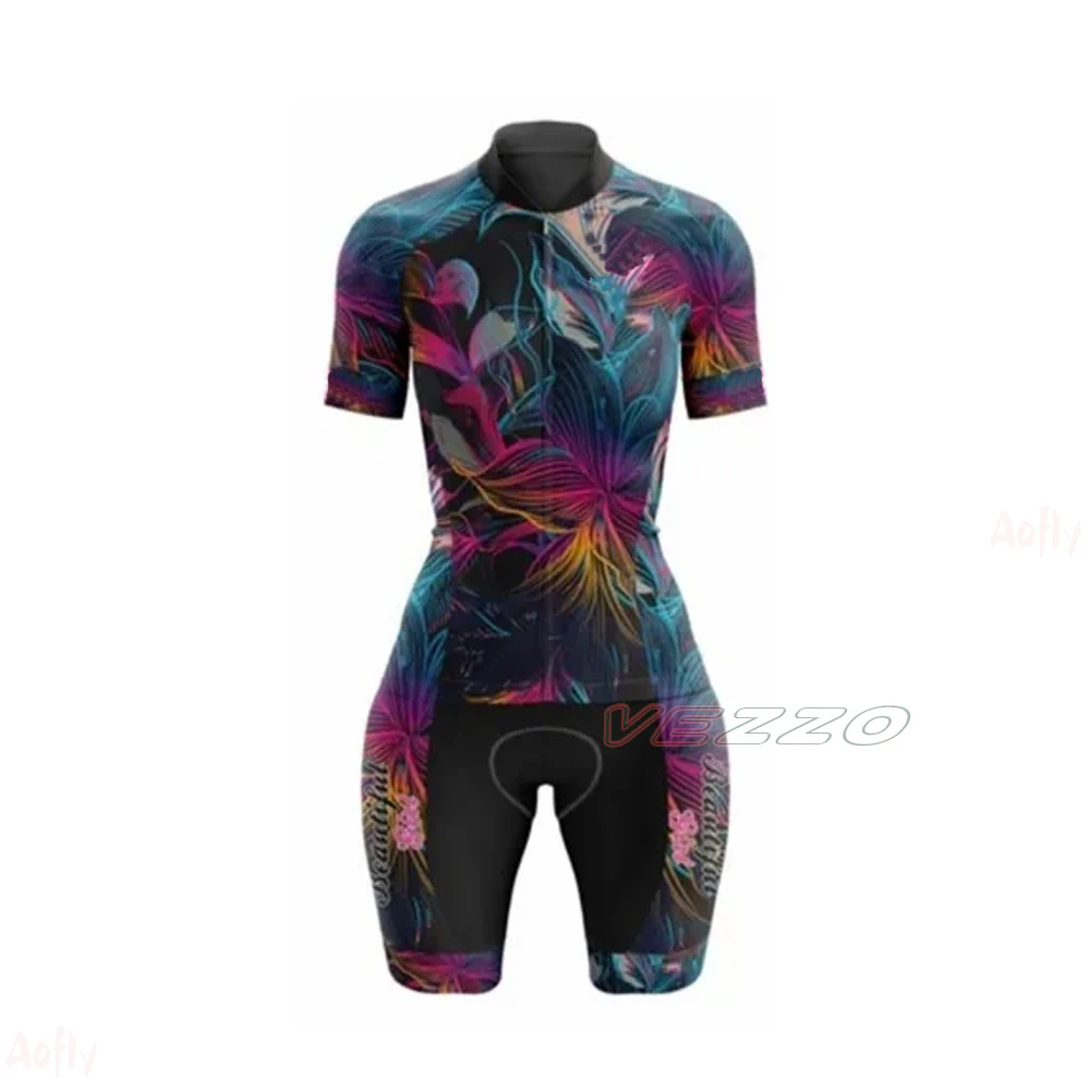VEZZO Women's Cycling Overalls Little Monkey Short Sleeve Bike Jersey Set Triathlon Clothing Skinsuit Bicyle Uniform Outfit
VEZZO Women's Cycling Overalls Little Monkey Short Sleeve Bike Jersey Set Triathlon Clothing Skinsuit Bicyle Uniform Outfit