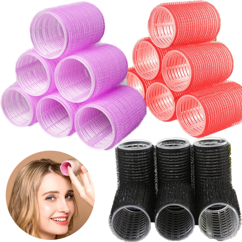 3/6/12Pcs Hairdressing Self-adhesive Hair Curlers Scrunchies Hair Rollers bang Roller Salon Styling Tools Girls hair accessories
3/6/12Pcs Hairdressing Self-adhesive Hair Curlers Scrunchies Hair Rollers bang Roller Salon Styling Tools Girls hair accessories