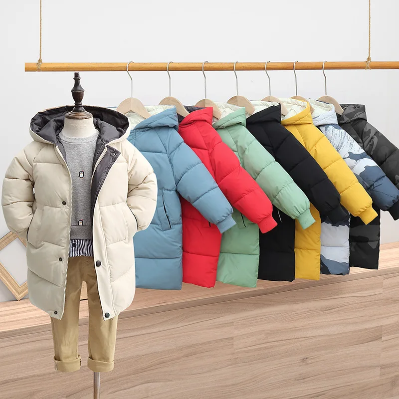 Children's Down Coat Winter Teenage Baby Boys Girls Cotton-padded Parka & Coats Thicken Warm Long Jackets Toddler Kids Outerwear
Children's Down Coat Winter Teenage Baby Boys Girls Cotton-padded Parka & Coats Thicken Warm Long Jackets Toddler Kids Outerwear