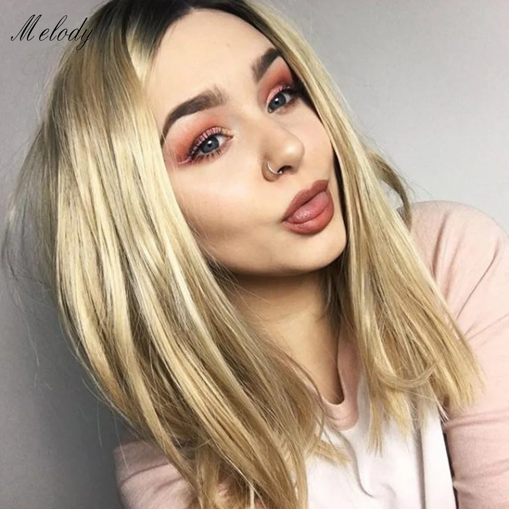 Short Bob Synthetic Lace Front Wig Pre Plucked Ombre Blonde Straight For Black Women Side Part Frontal Natural HiarlineHair Wigs
Short Bob Synthetic Lace Front Wig Pre Plucked Ombre Blonde Straight For Black Women Side Part Frontal Natural HiarlineHair Wigs
