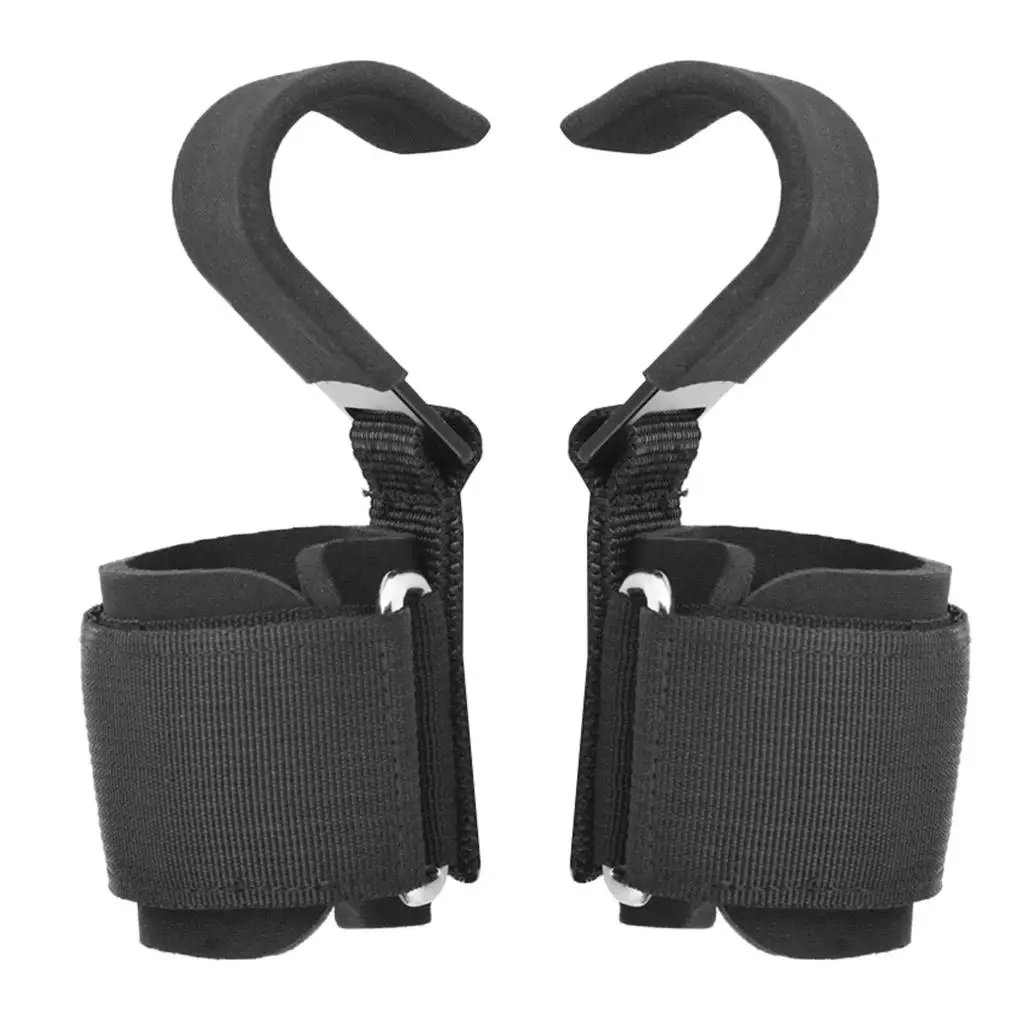 Power Weight Lifting Steel Hooks Strap Wrist Grip Gloves Pull Up Bar Support Padded Wrist Grips Bodybuilding Strength Training
Power Weight Lifting Steel Hooks Strap Wrist Grip Gloves Pull Up Bar Support Padded Wrist Grips Bodybuilding Strength Training