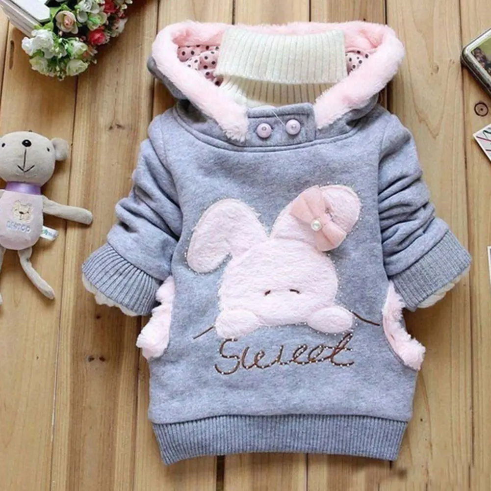 Trendy girls bunny Artificial fleece sweatshirt hoodie pullover outwear coat
Trendy girls bunny Artificial fleece sweatshirt hoodie pullover outwear coat