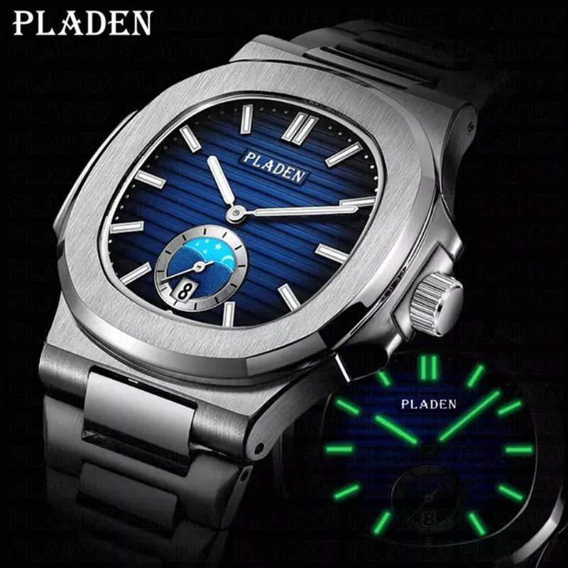 2021 New PLADEN Men's Watch Luxury Brand Waterproof Quartz Watch Automatic Date Men's Business Japan Movt Reloj Diver Relogio
2021 New PLADEN Men's Watch Luxury Brand Waterproof Quartz Watch Automatic Date Men's Business Japan Movt Reloj Diver Relogio