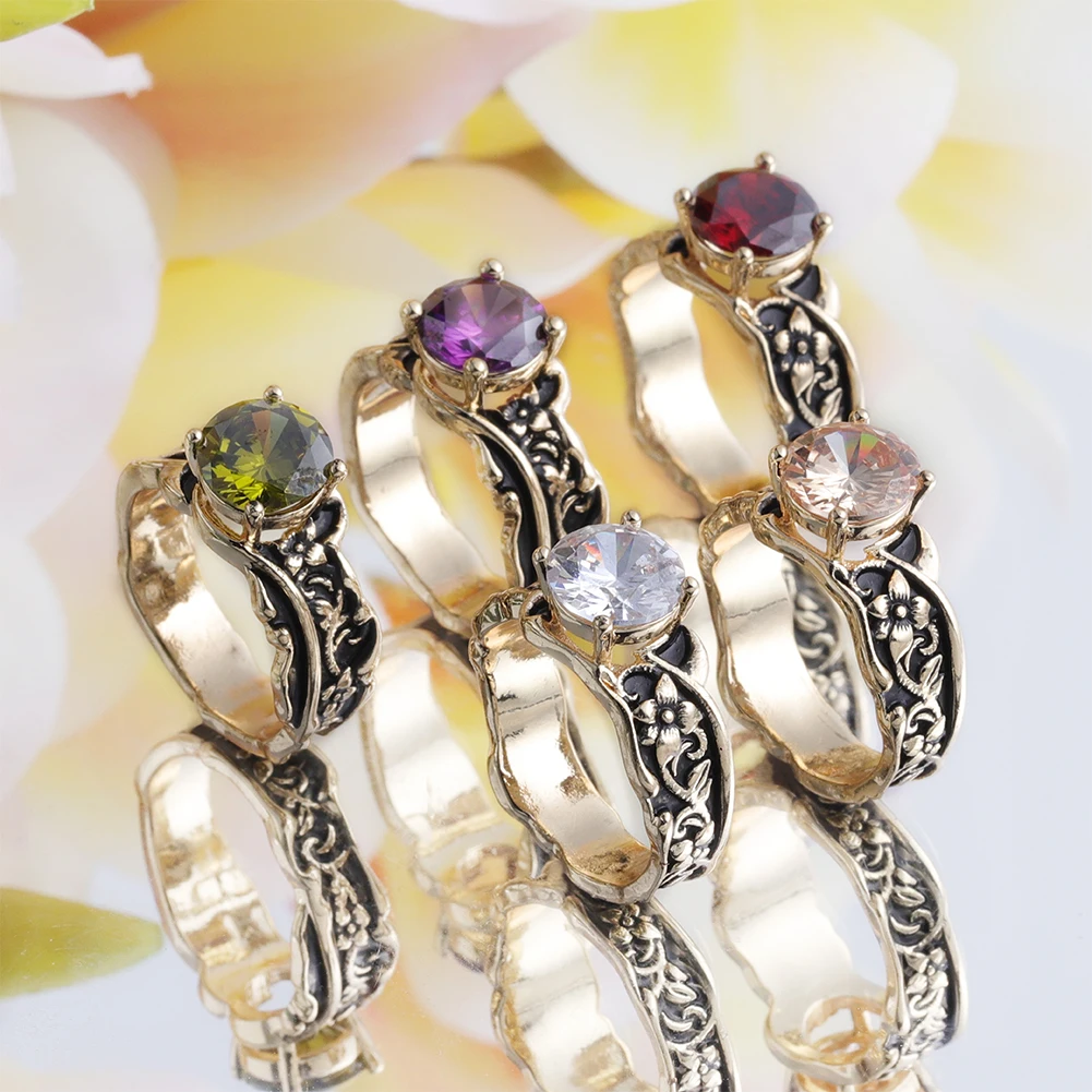 New Design Ring Hot Selling Hawaiian Flower Couple Rings Polynesian Vintage Colorful Zircon Rings for Women Wholesale Gift 2021
New Design Ring Hot Selling Hawaiian Flower Couple Rings Polynesian Vintage Colorful Zircon Rings for Women Wholesale Gift 2021