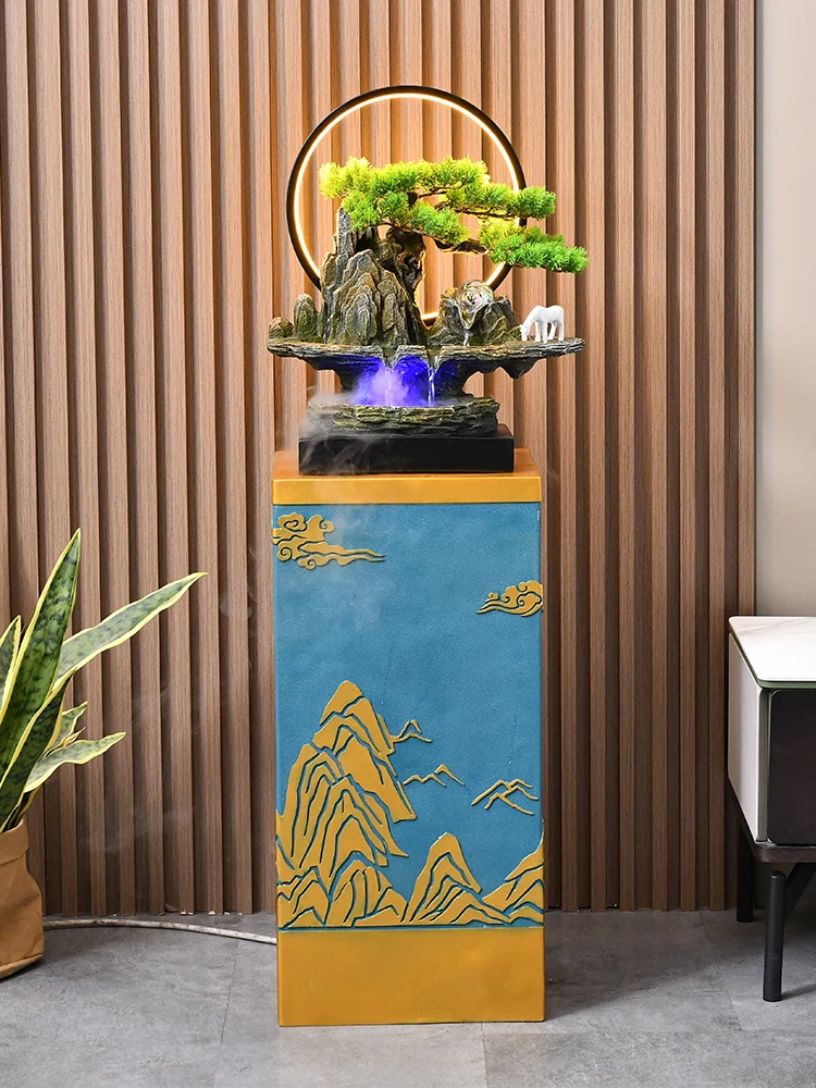 TTLiving Room Decoration High-End Atmosphere Artificial Mountain and Fountain Sofa TV Cabinet next to Floor-Standing Decorations
TTLiving Room Decoration High-End Atmosphere Artificial Mountain and Fountain Sofa TV Cabinet next to Floor-Standing Decorations