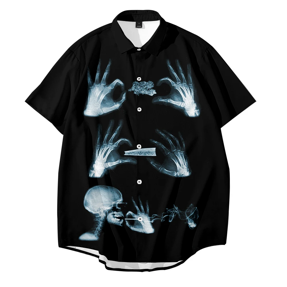 X-ray Bones Skeleton Skull 3D Print Men’s Hawaiian Shirts Beach Shirt Fashion Summer Harajuku Casual Oversize Streetwear Custom
X-ray Bones Skeleton Skull 3D Print Men’s Hawaiian Shirts Beach Shirt Fashion Summer Harajuku Casual Oversize Streetwear Custom
