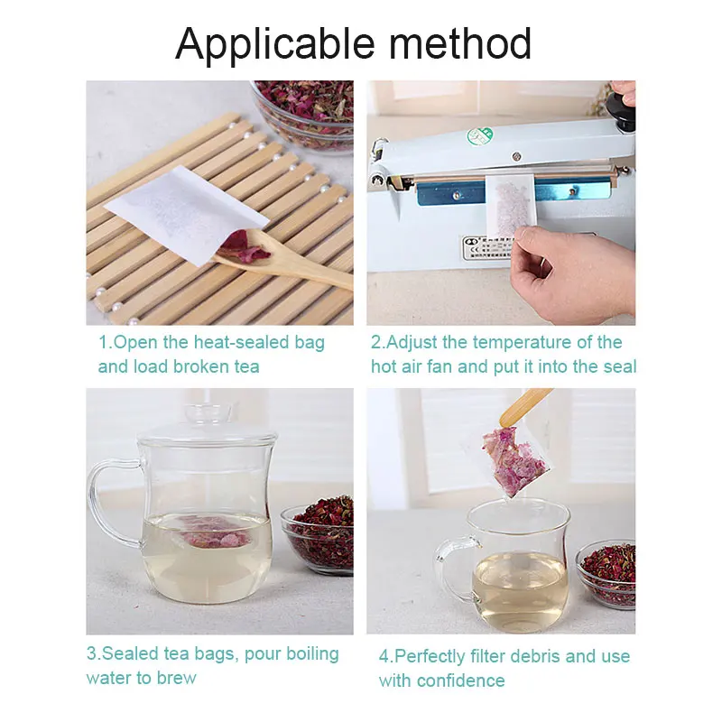 100/500pcs Empty Teabags High Temperature Resistance Teabags Loose Filter Bag Healthy Non-Woven Fabric Small Bags Drop Shipping
100/500pcs Empty Teabags High Temperature Resistance Teabags Loose Filter Bag Healthy Non-Woven Fabric Small Bags Drop Shipping