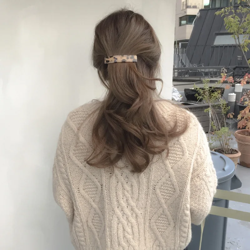 Korea Square Acetic Acid Hair Clips Rectangle Hairpins Women Girls Joker Spring Clip Barretes 2020 Fashion Hair Accessories
Korea Square Acetic Acid Hair Clips Rectangle Hairpins Women Girls Joker Spring Clip Barretes 2020 Fashion Hair Accessories
