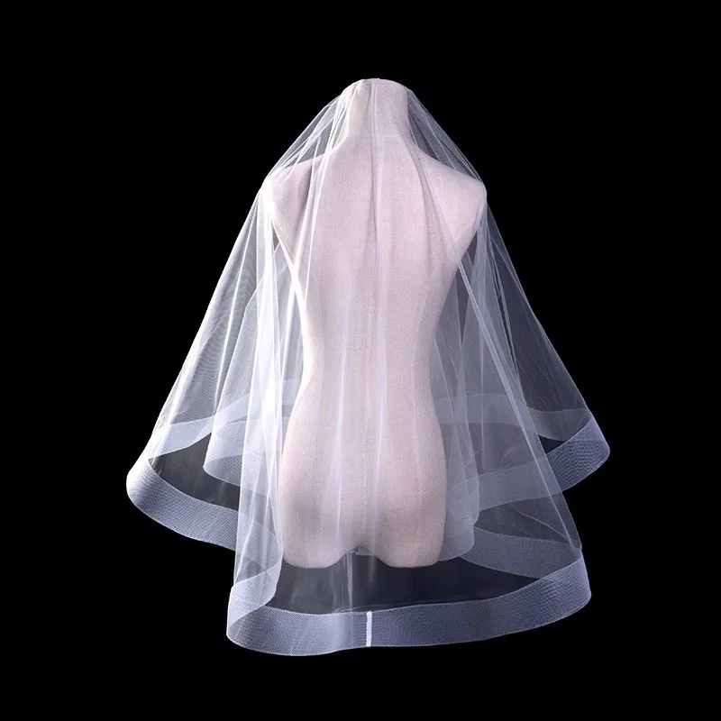 Simple Short Wedding Veil 2021 Two Layers Elbow Length Bridal Tulle Veils with Comb Wedding Accessories velo de novia largo
Simple Short Wedding Veil 2021 Two Layers Elbow Length Bridal Tulle Veils with Comb Wedding Accessories velo de novia largo