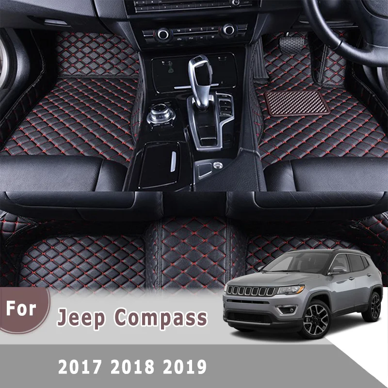 Автомобильные коврики RHD для Jeep Compass 2019 2018 2017 автомобильные аксессуары салона