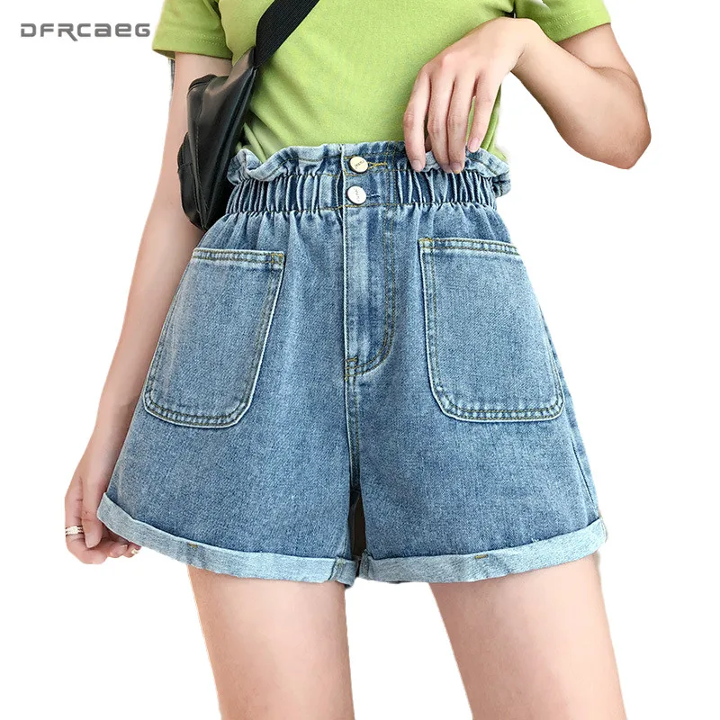 Light Blue Bud Plus Size Denim Shorts Women 2020 Summer Casual Elastic High Waist Vintage Loose Shorts Jeans Feminino 4XL 5XL
Light Blue Bud Plus Size Denim Shorts Women 2020 Summer Casual Elastic High Waist Vintage Loose Shorts Jeans Feminino 4XL 5XL