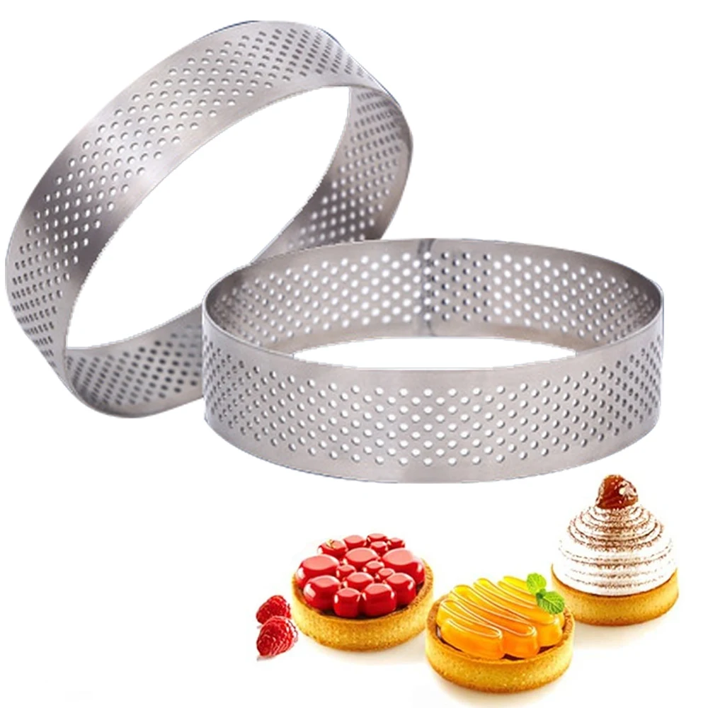 5-7cm Round Stainless Steel Ring Fruit Cake Mousse Mould Kitchen Baking Mould Puff Desserts Tower Shaping Ring
5-7cm Round Stainless Steel Ring Fruit Cake Mousse Mould Kitchen Baking Mould Puff Desserts Tower Shaping Ring