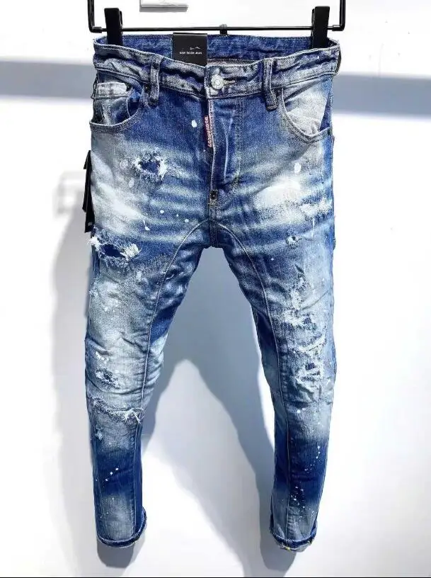 Jeans Pants Design Cool Top Jeans Men Slim Jeans Denim Trousers Blue Hole Pants Jeans For Men A391
Jeans Pants Design Cool Top Jeans Men Slim Jeans Denim Trousers Blue Hole Pants Jeans For Men A391