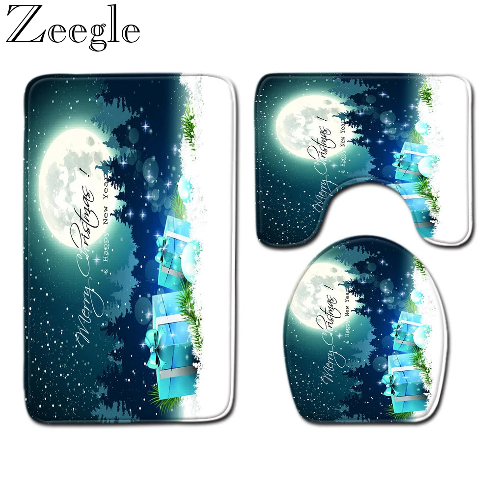 Zeegle 3pcs Bathroom Mat Set Non-Slip Bathroom Carpet Toilet Mat Washable Bath Mat Kitchen Carpet Doormats Absorbent Foot Mat
Zeegle 3pcs Bathroom Mat Set Non-Slip Bathroom Carpet Toilet Mat Washable Bath Mat Kitchen Carpet Doormats Absorbent Foot Mat