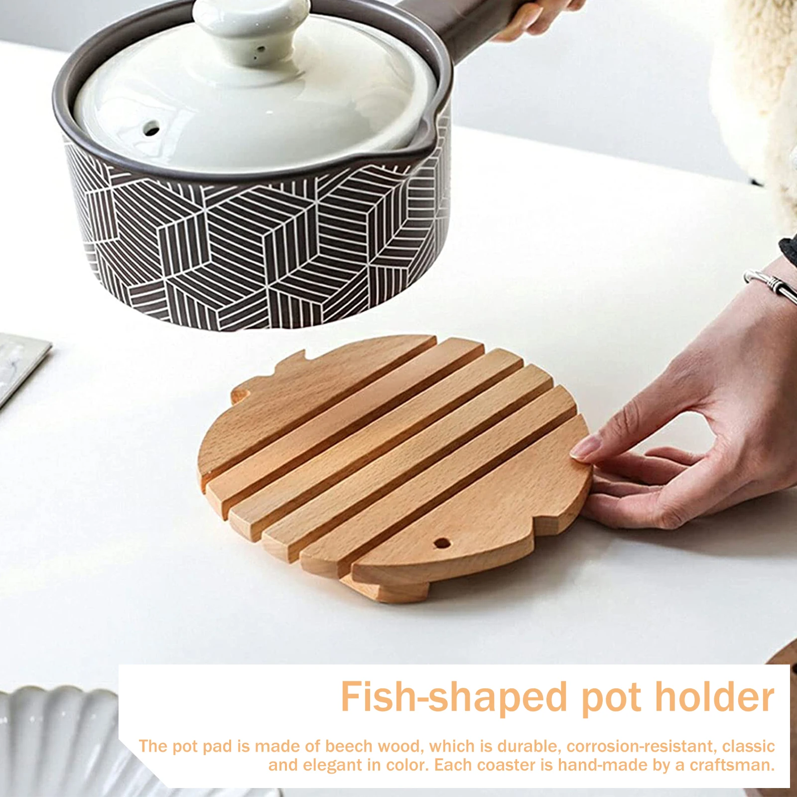 Fish Shaped Tea Coaster Cup Holder Mat Coffee Mug Coasters Wooden Drink Coaster Cup Pad Placemat Kitchen Tabletop Protection
Fish Shaped Tea Coaster Cup Holder Mat Coffee Mug Coasters Wooden Drink Coaster Cup Pad Placemat Kitchen Tabletop Protection