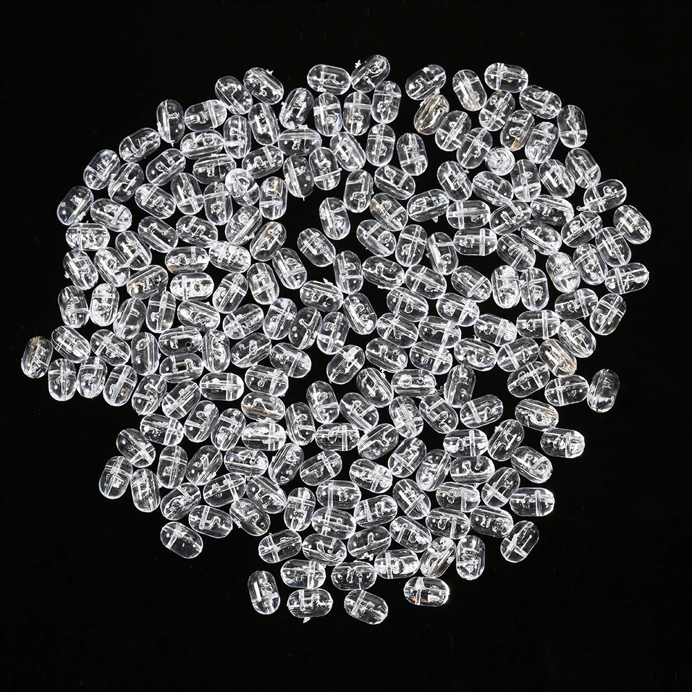 100pcs/lot 3*5 4.7*6 5*8 Transparent Fishing Cross Beads Plastic Clear Beads Double Pearl Drill Cross Beads Carp Fishing
100pcs/lot 3*5 4.7*6 5*8 Transparent Fishing Cross Beads Plastic Clear Beads Double Pearl Drill Cross Beads Carp Fishing