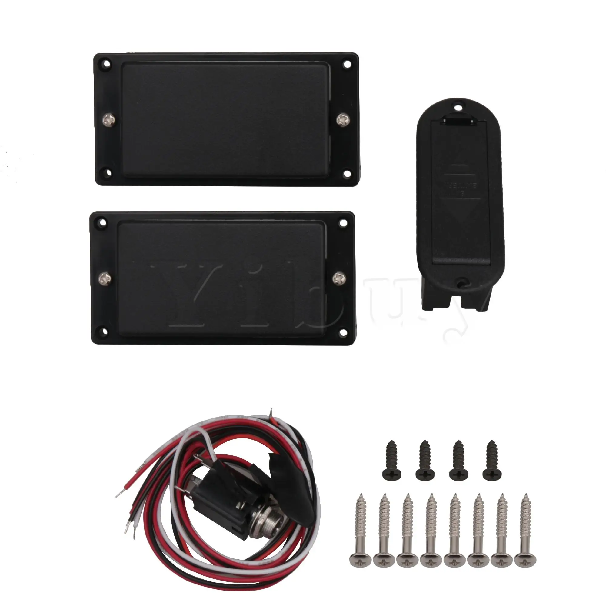 Yibuy Ceramic Magnet Double Coil Pickup fits for Electric Guitar Black Set of 2
Yibuy Ceramic Magnet Double Coil Pickup fits for Electric Guitar Black Set of 2