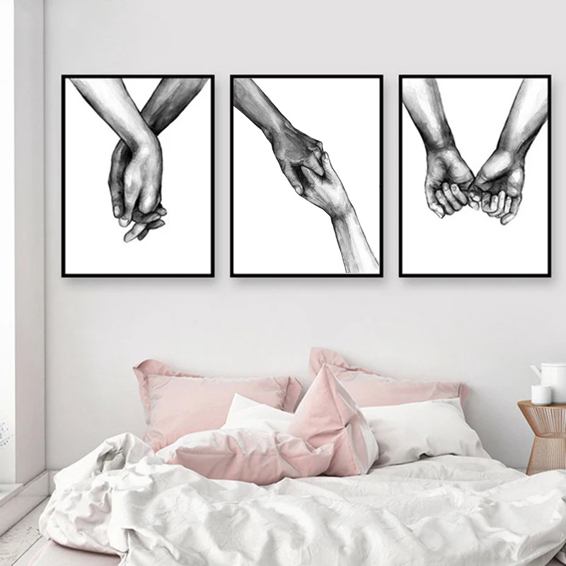 Black White Hand In Hand Abstract Canvas Painting Nordic Posters Wall Pictures Wall Art Pictures Decorative Pictures Unframed
Black White Hand In Hand Abstract Canvas Painting Nordic Posters Wall Pictures Wall Art Pictures Decorative Pictures Unframed