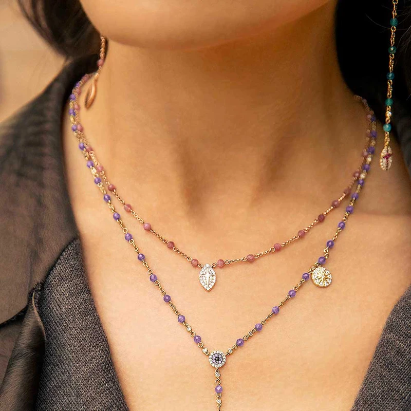 Fashion Charm Sterling Silver Original 1:1 Copy,Pink Gold Silver Bead Necklace With Pendant Women 2021 Jewelry With Logo
Fashion Charm Sterling Silver Original 1:1 Copy,Pink Gold Silver Bead Necklace With Pendant Women 2021 Jewelry With Logo