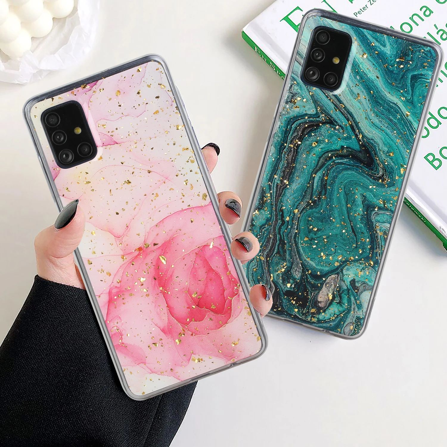 Fashion Bling Epoxy Marbling Phone Case For Samsung Galaxy A51 A02S A72 A71 A12 A42 A52 5G Shockproof Protection TPU Case Cover
Fashion Bling Epoxy Marbling Phone Case For Samsung Galaxy A51 A02S A72 A71 A12 A42 A52 5G Shockproof Protection TPU Case Cover