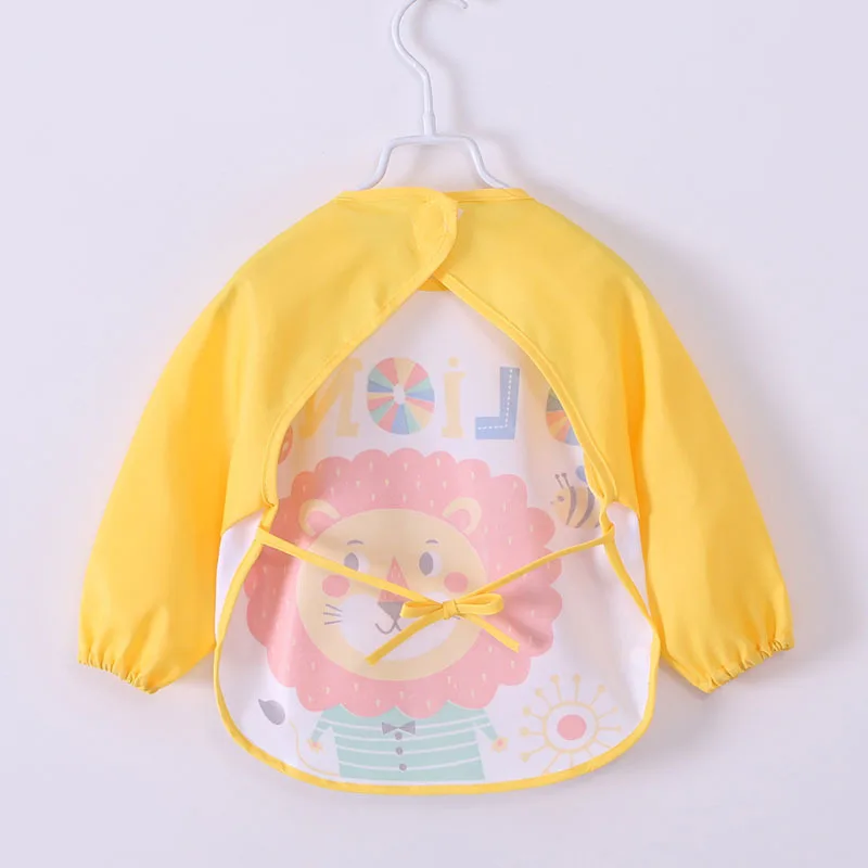 Clearance!!! Baby Burp Cloth Waterproof Feeding Bibs with Pocket Cartoon Long Sleeve Toddler Apron Smock Painting Clothes 0-4Y
Clearance!!! Baby Burp Cloth Waterproof Feeding Bibs with Pocket Cartoon Long Sleeve Toddler Apron Smock Painting Clothes 0-4Y