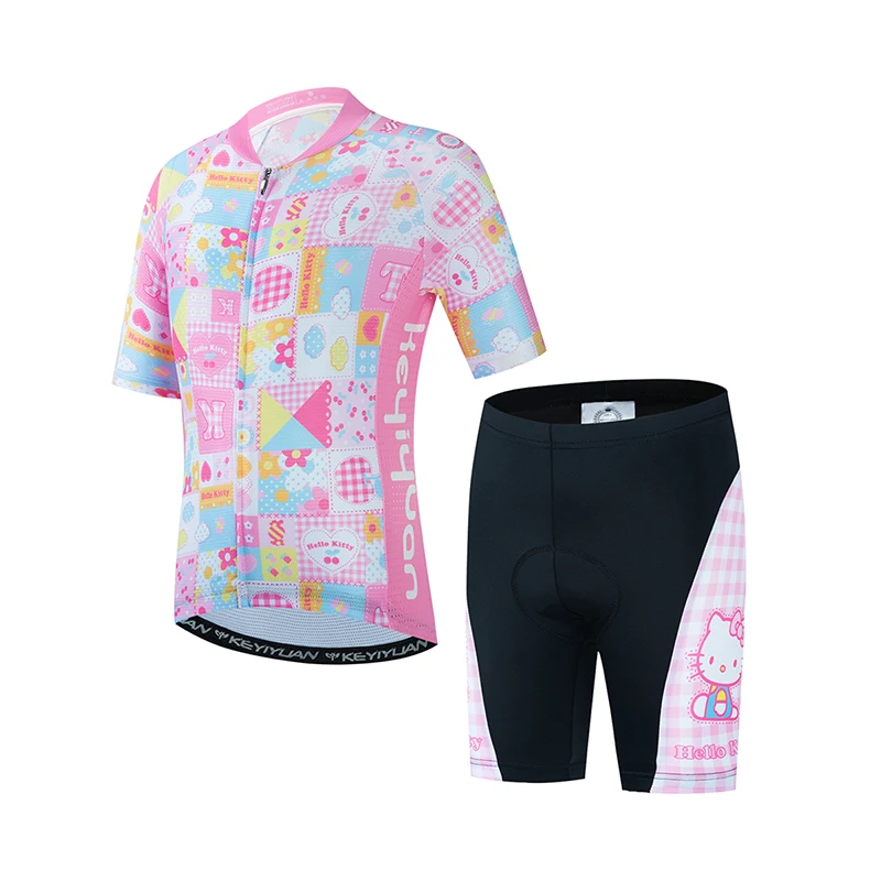 2022 KEYIYUAN Cartoon Kid Cycling Jersey Set Summer Bicycle Wear Children Bike Clothing Boy Girls MTB Suit Maillot Cyclisme
2022 KEYIYUAN Cartoon Kid Cycling Jersey Set Summer Bicycle Wear Children Bike Clothing Boy Girls MTB Suit Maillot Cyclisme